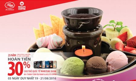 Ưu đãi giảm tới 50% cho chủ thẻ Maritime Bank 