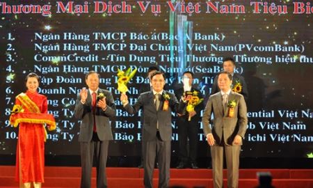 SeABank đạt giải thưởng Thương mại dịch vụ Việt Nam