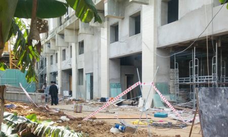 Cắt ngọn hai tầng dự án Tân Bình Apartment
