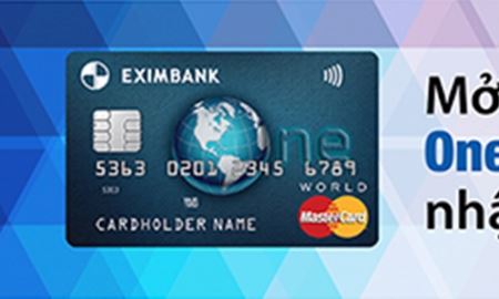 Mở thẻ Eximbank One World MasterCard, nhận ngay quà tặng
