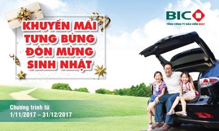 BIC khuyến mãi tưng bừng, đón mừng sinh nhật