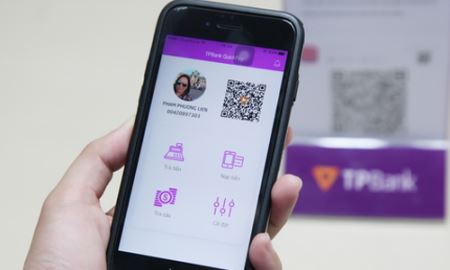 Ngân hàng khởi động  thanh toán bằng mã QR