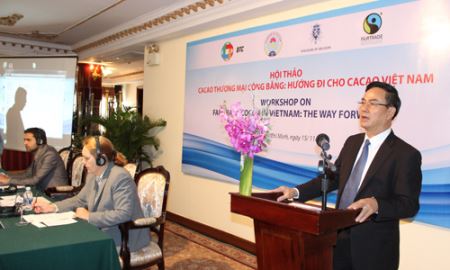 Thương mại công bằng:  Hướng đi cho HTX ca cao