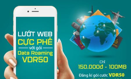 Viettel tung gói VDR50, 100MB data roaming dùng trong 7 ngày