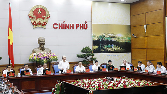 Chính phủ họp phiên thường kỳ tháng 3/2018