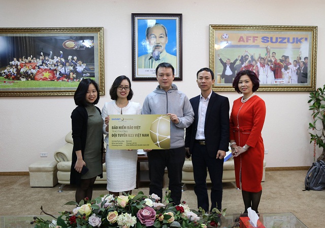 Bảo hiểm Bảo Việt chính thức tặng thưởng cho Đội tuyển U23 Việt Nam