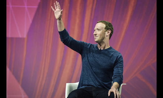 <p>
Mark Zuckerberg, Giám đốc điều hành của Facebook, phát biểu tại VivaTech.</p>
