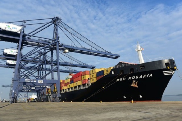 Cảng SSIT đón tàu container quốc tế đầu tiên