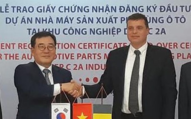 Hải Phòng: Thêm một dự án nhà máy sản xuất phụ tùng ô tô của Hàn Quốc