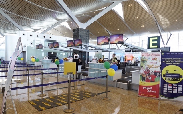 Vietjet khai thác các chuyến bay quốc tế tại nhà ga mới T2 Cam Ranh