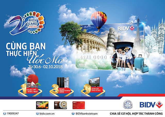 Hiện thực hóa ước mơ với thẻ BIDV