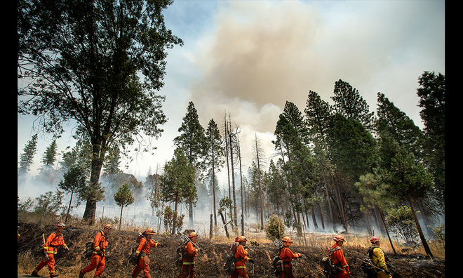 <p class="Normal">
<strong>Công viên Yosemite đóng cửa</strong></p><p class="Normal">Bị tấn công bởi hỏa hoạn, công viên Yosemite nổi tiếng, công viên được ghé thăm nhiều thứ năm tại Mỹ, đã phải đóng cửa lần đầu tiên kể từ năm 1990. Một lính cứu hỏa đã chết trong chiến dịch.</p>