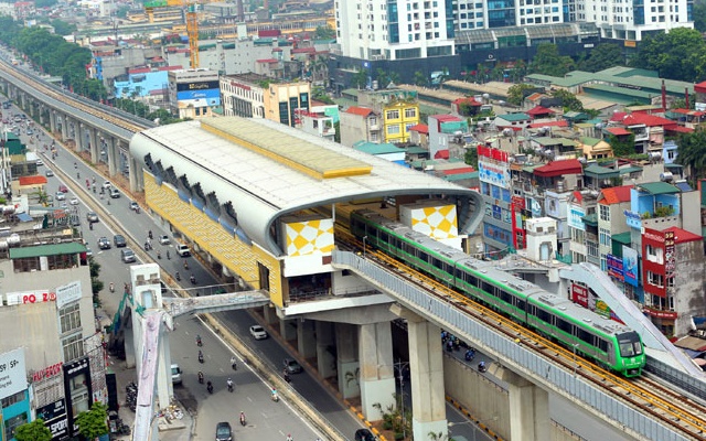 Đường sắt đô thị Cát Linh - Hà Đông chạy thử trong tháng 8