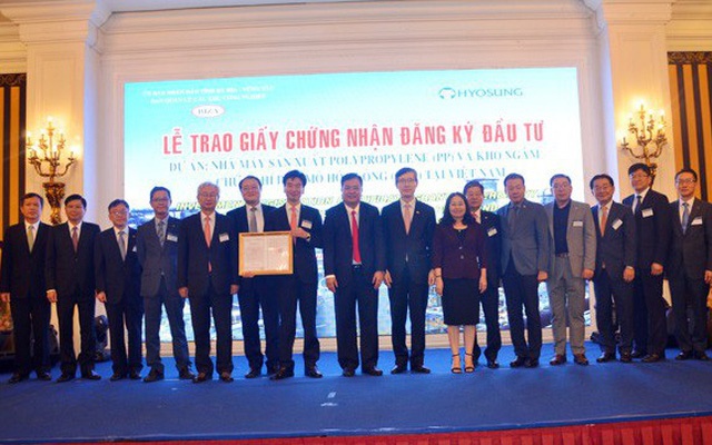 Tập đoàn Hàn Quốc đầu tư dự án hoá dầu 1,2 tỷ USD
