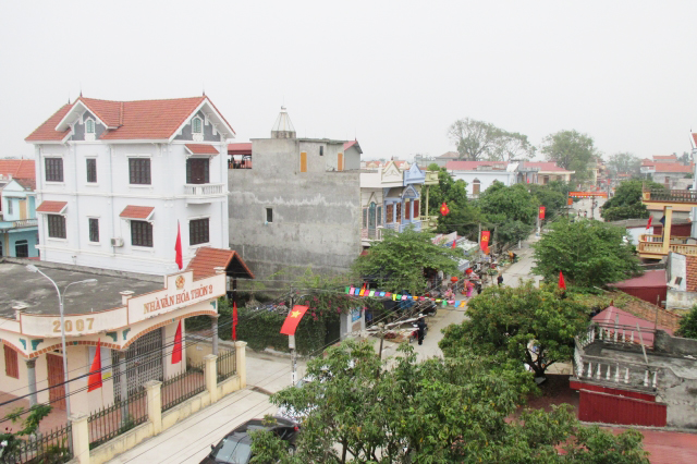 Cẩm Giàng 'nước rút' về đích huyện NTM