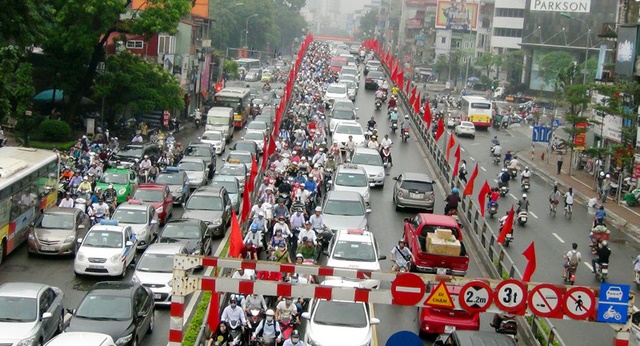 Nhiều tuyến đường Hà Nội sẽ bị hạn chế lưu thông từ ngày 11-13/9