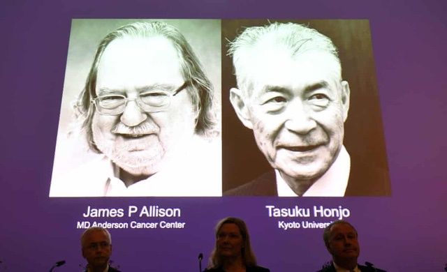 Nobel Y học 2018 dành cho công trình chữa trị ung thư