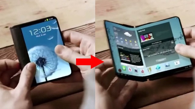 Samsung trình diễn điện thoại màn hình gập 7,3inch