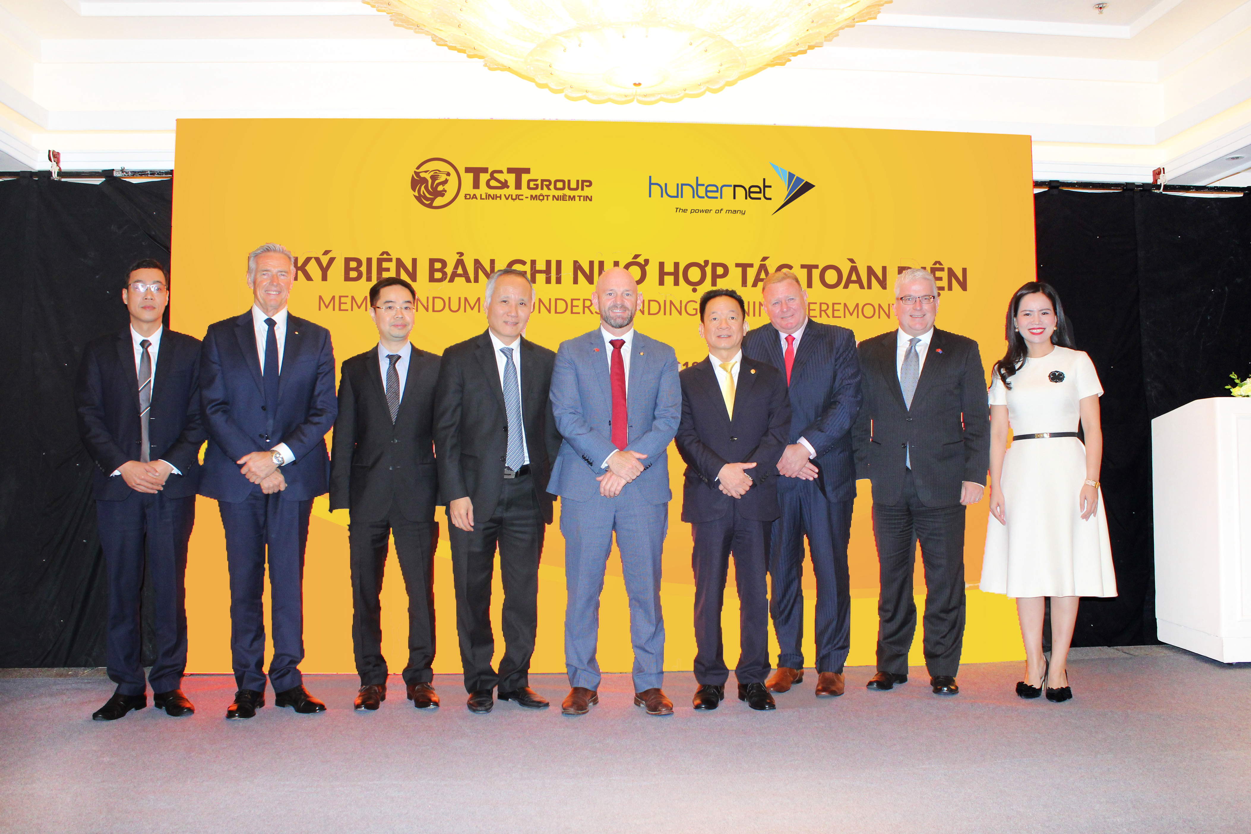 Tập đoàn T&T Group hợp tác toàn diện với Hiệp hội doanh nghiệp Hunternet, Australia