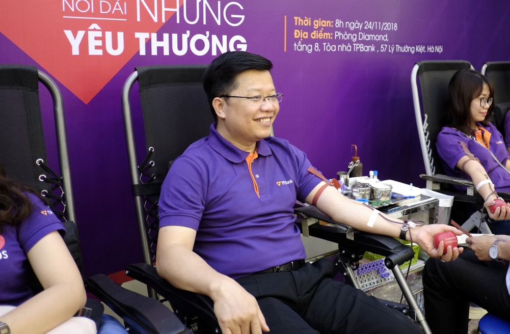 Nhân viên TPBank trên cả nước hào hứng tham gia hiến máu nhân đạo