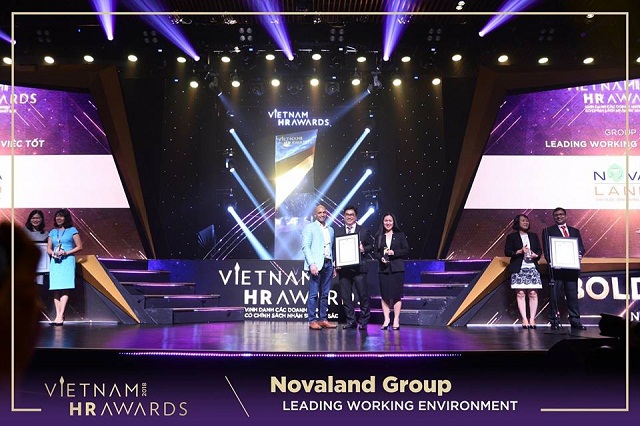 Novaland lần thứ 2 liên tiếp được vinh danh tại lễ trao giải Vietnam HR Arward 2018