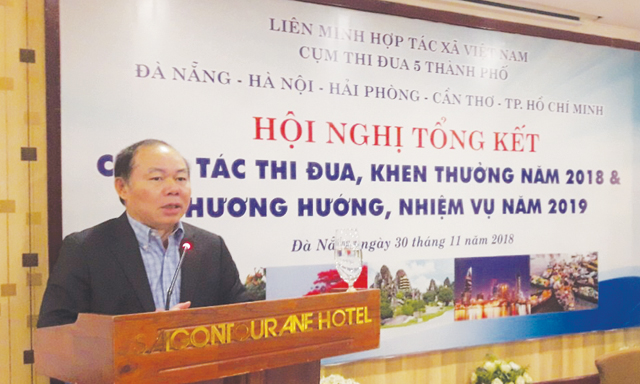 Tổng kết Hội nghị Cụm thi đua Liên minh HTX 5 thành phố