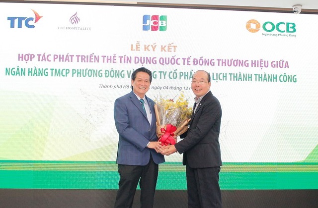 Ra mắt thẻ tín dụng quốc tế OCB và TTC Hospitality