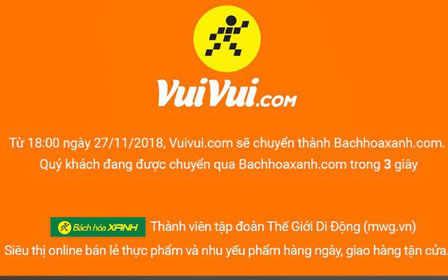 Đóng cửa VuiVui.com, cổ phiếu MWG giảm sâu