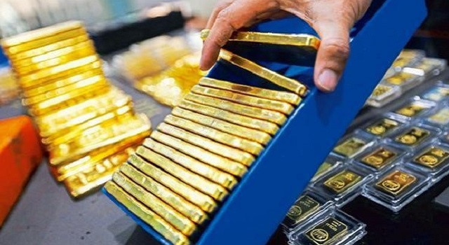 Giá vàng trong nước bật tăng