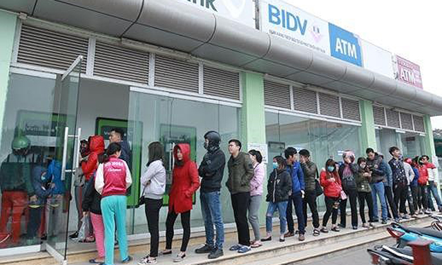 Chưa có tiền Tết đã lo ATM quá tải