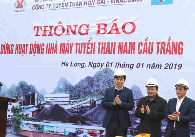 Quảng Ninh chính thức dừng hoạt động Nhà máy Tuyển than Nam Cầu Trắng