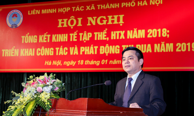Hà Nội sẽ thành lập mới 50 HTX trong năm 2019