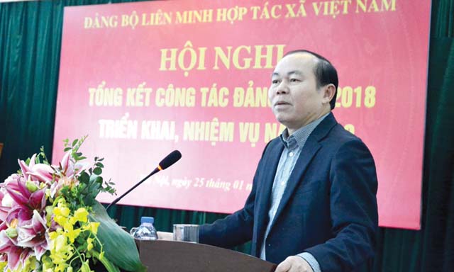 Đảng bộ Liên minh HTX Việt Nam tổng kết công tác năm 2018, triển khai nhiệm vụ năm 2019