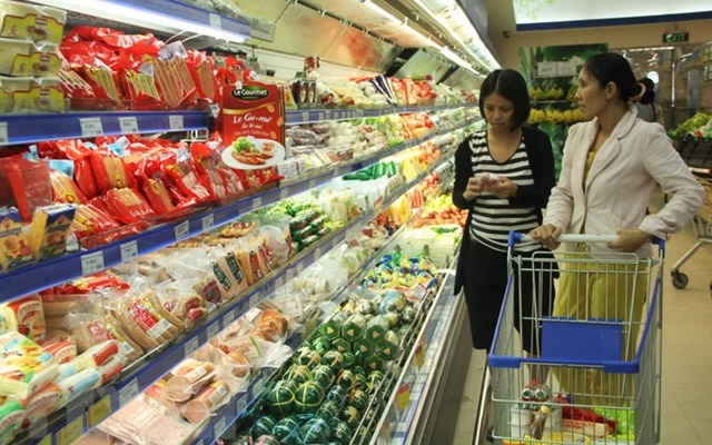Giá thực phẩm tăng nhẹ sau Tết