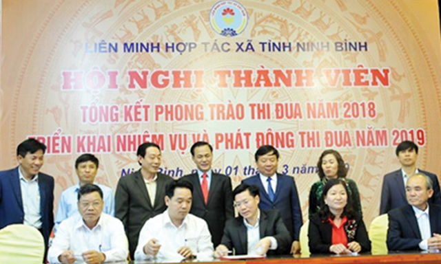 Liên minh HTX tỉnh Ninh Bình tổng kết phong trào thi đua năm 2018