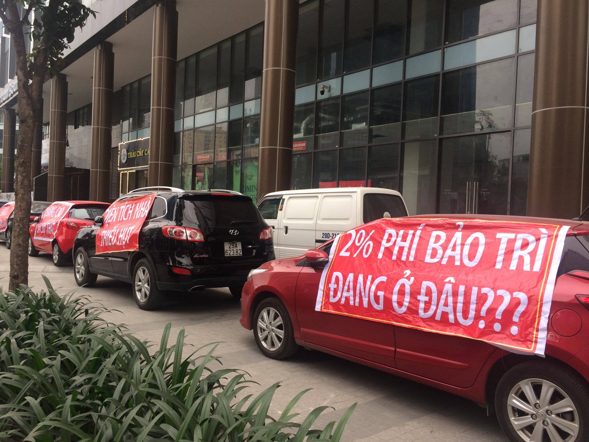 Dàn ô tô tố cáo một loạt vấn đề của chung cư The Golden Palm