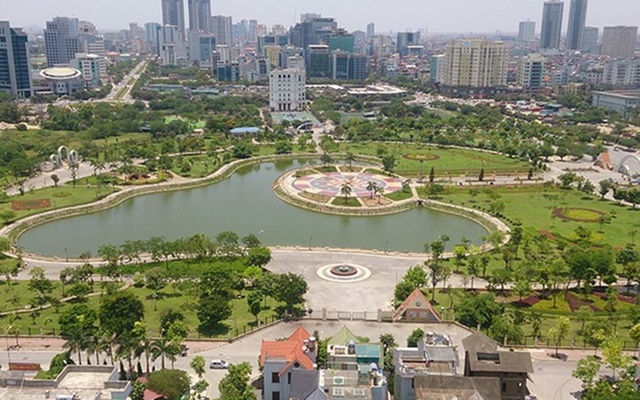 Đề xuất xây bãi đỗ xe ngầm ở công viên Cầu Giấy