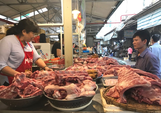 Hà Nội: sức cầu cải thiện, giá thịt lợn hơi tăng trở lại