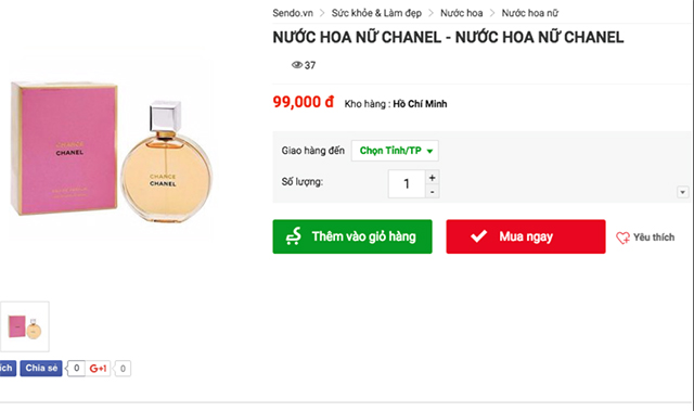 Ma trận hàng giả trên chợ online