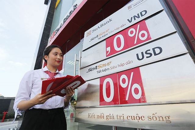 Lãi suất chênh lệch lên đến 2%/năm