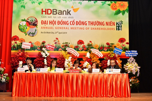 HDBank chia cổ tức và cổ phiếu thưởng 30%, đặt mục tiêu lợi nhuận trước thuế 5.077 tỷ đồng