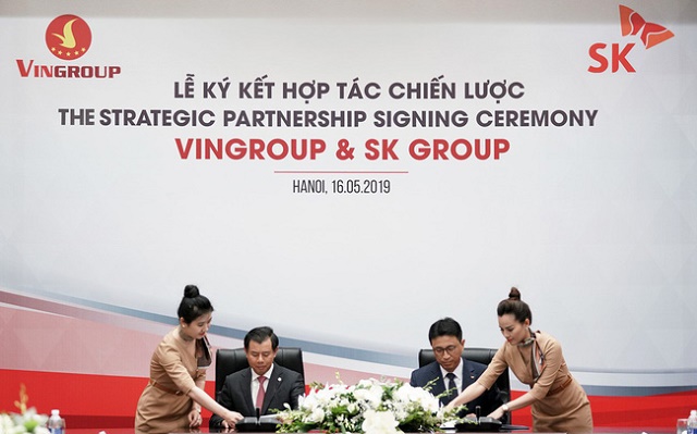SK Group chuẩn bị là cổ đông nước ngoài lớn nhất của Vingroup