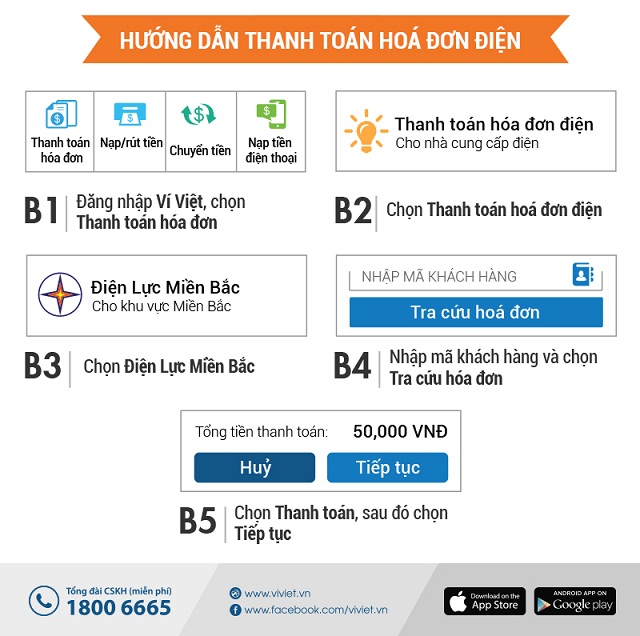 Ví Việt bổ sung dịch vụ thanh toán tiền điện tại 9 tỉnh, thành phố