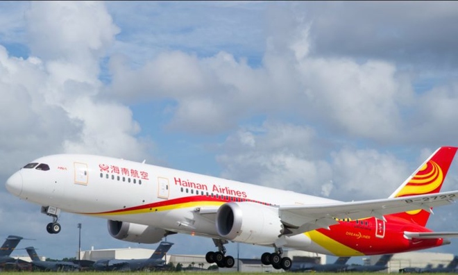 <p class="Normal">
<strong>7. Hainan Airlines</strong></p><p class="Normal">Xếp hạng năm 2018: thứ 8 </p><p class="Normal">Hãng hàng không Hải Nam đã giành giải thưởng Hàng không tốt nhất tại Trung Quốc, Nhân viên hàng không tốt nhất cho các công ty hàng không ở Trung Quốc và hạng thương gia tốt nhất trên thế giới trong năm nay. Photo: Boeing</p>