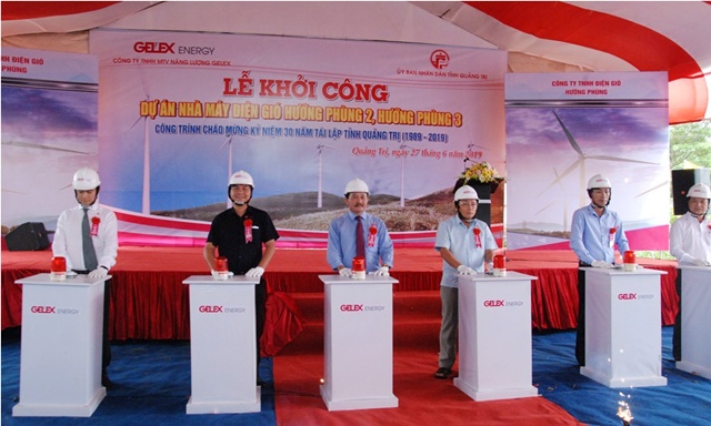 Thêm 2 nhà máy điện gió với tổng công suất 50 MW ở Quảng Trị