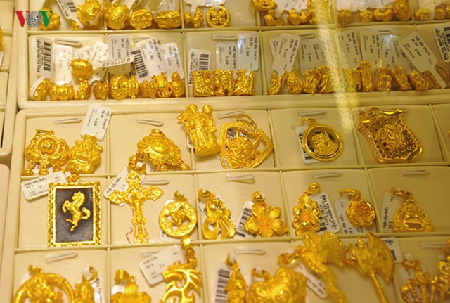 Giá vàng trong nước tăng trở lại ngưỡng 39 triệu đồng/lượng