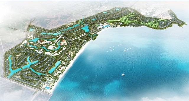 Nhộn nhịp công trường xây dựng đại dự án FLC Quảng Ngãi