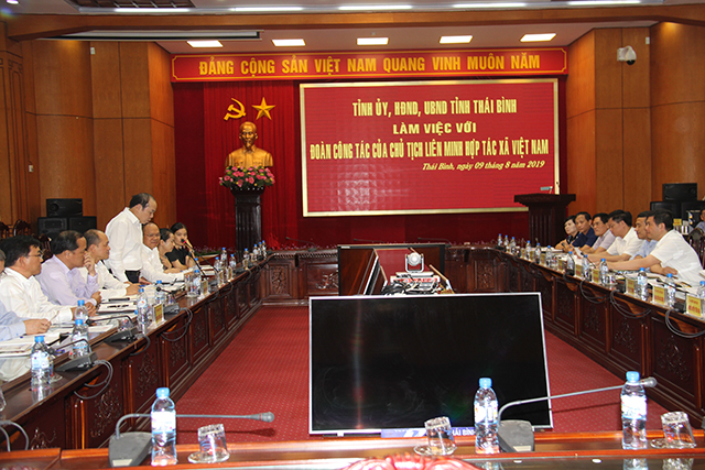 Liên minh HTX Việt Nam kết nối doanh nghiệp, xây dựng nhà máy tại Thái Bình
