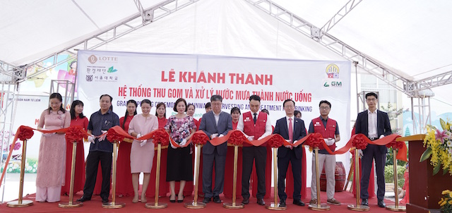 Xử lý nước mưa thành nước uống phục vụ học sinh mầm non