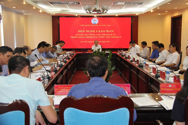 Hội nghị giao ban đánh giá công tác tháng 8 và triển khai nhiệm vụ tháng 9